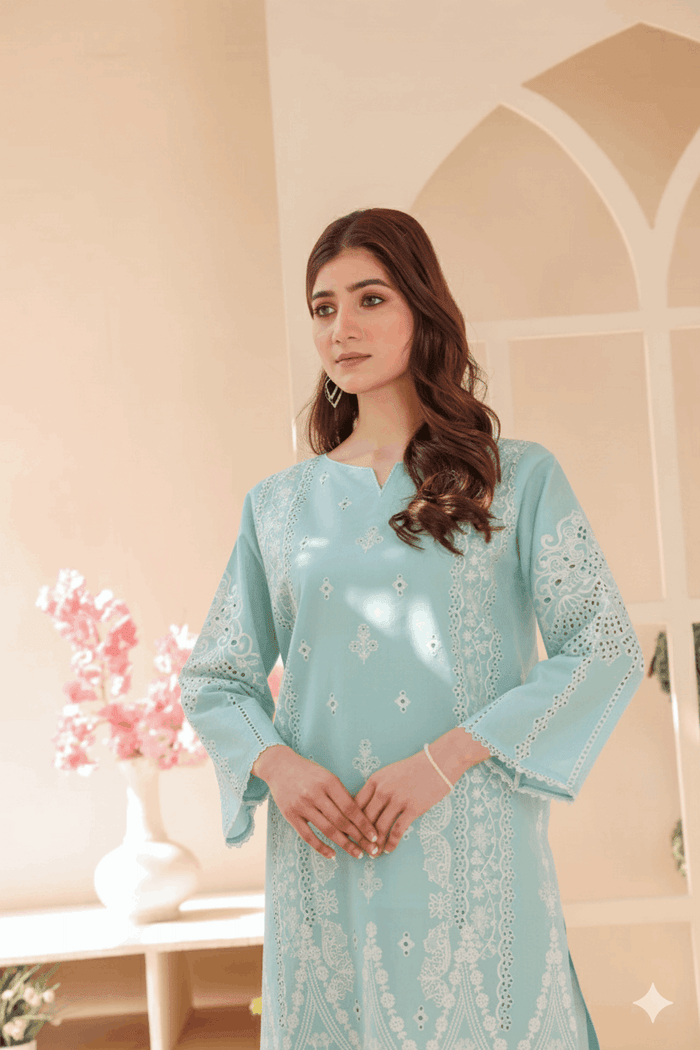 2 Piece – Embroidered Cotton Suit  44 - Nishat Creative Store