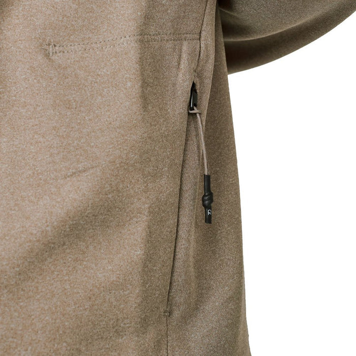 7Diamonds A-Game Quarter Zip Golf Pullover Khaki