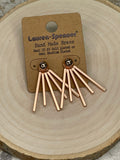Sunbeam Earrings - Rose Gold