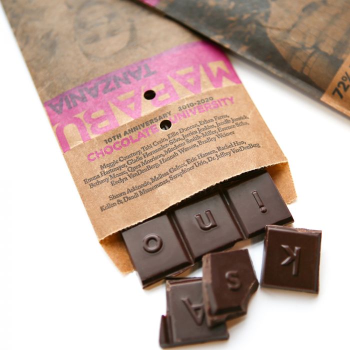Askinosie Chocolate Bar - 72% Mababu, Tanzania Dark Chocolate Bar