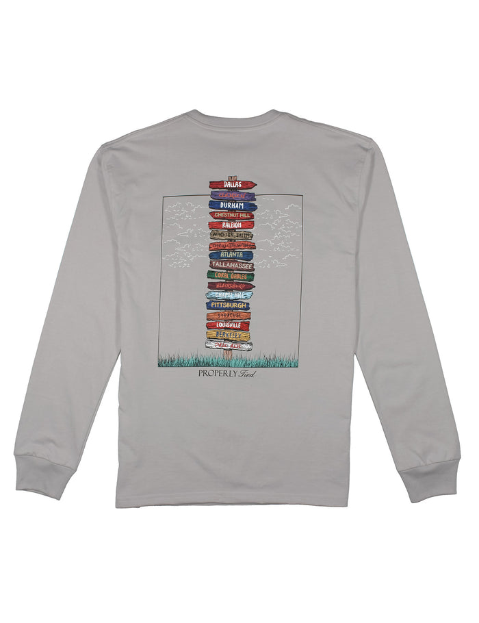 Atlantic Showdown LS Ice Grey