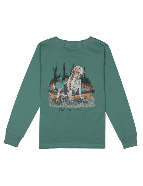 Baby Beagle LS Marine Green