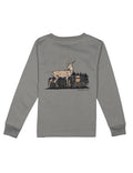 Baby Deer Season LS Battleship Grey