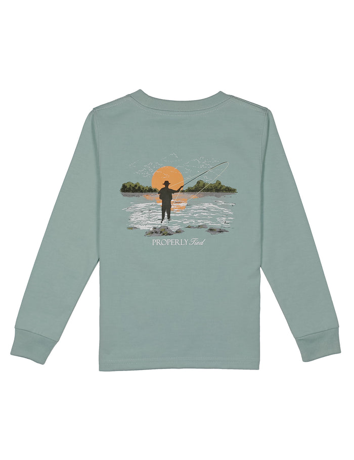 Baby Fly Fishing LS Marine Mist