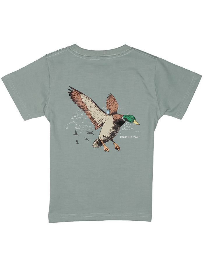Baby Mallard Flight SS Fog