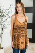 Barely Bohemian Lace Detail Tank
