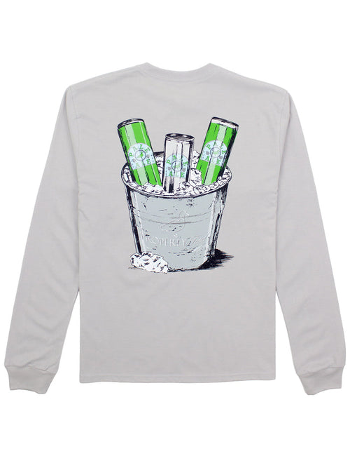Beer Bucket LS Ice Grey