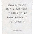 Being Different