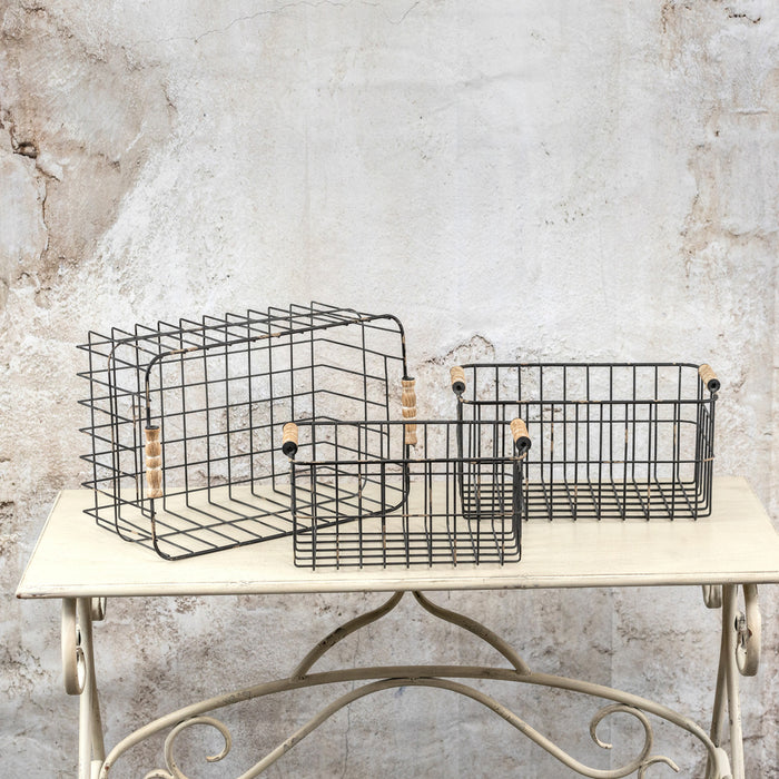 Black Metal Baskets