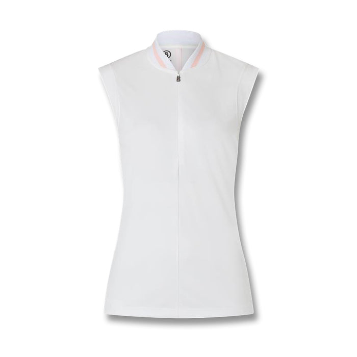 Bogner Eva Sleeveless Golf Polo White - SS23 Women