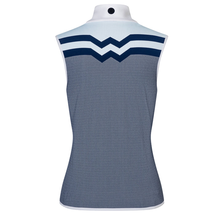 Bogner Wanya Sleeveless Golf Polo Navy - SS22 Women