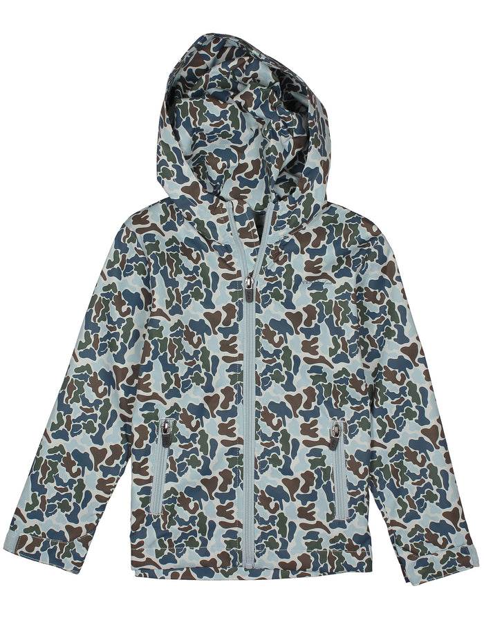 Boys Canopy Rain Jacket Terra Camo