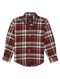 Boys Classic Flannel Redwood