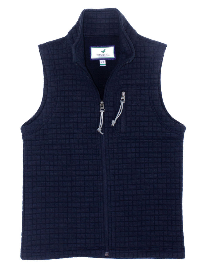 Boys Delta Vest Navy