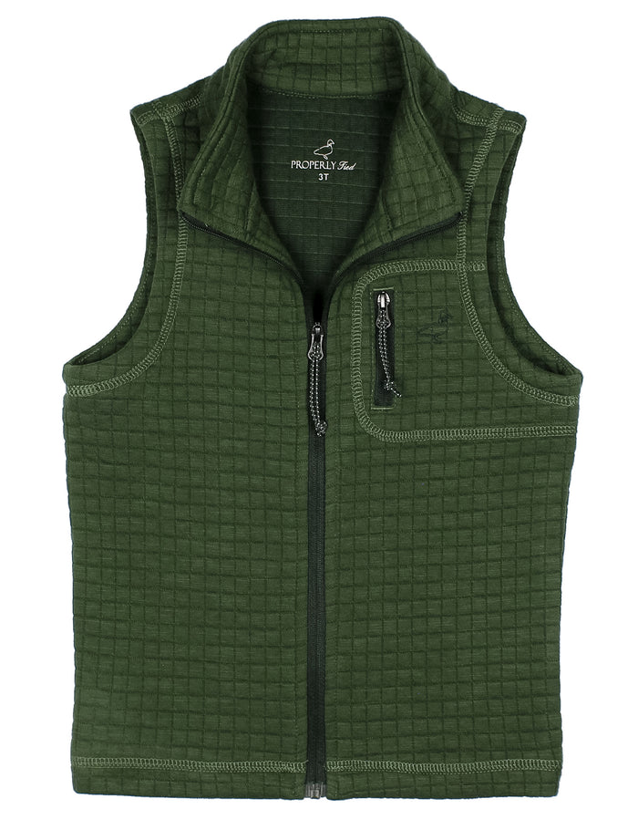Boys Delta Vest Thyme