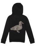 Boys Element Logo Hoodie Mossy Oak Original Bottomland Black