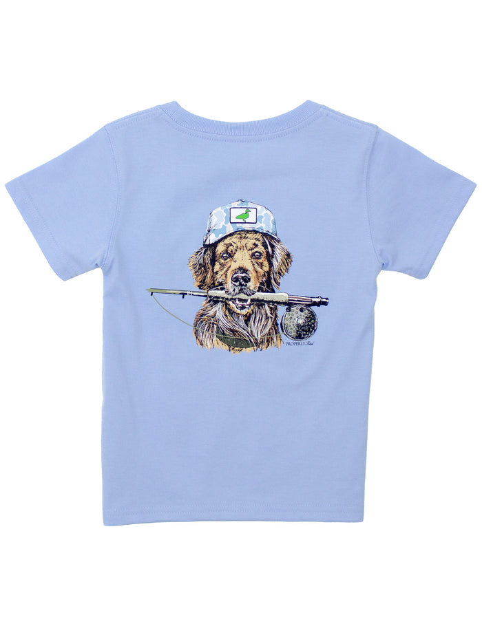 Boys Fishing Buddy SS Light Blue