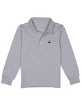 Boys Harrison Pocket Polo LS Ocean Wave