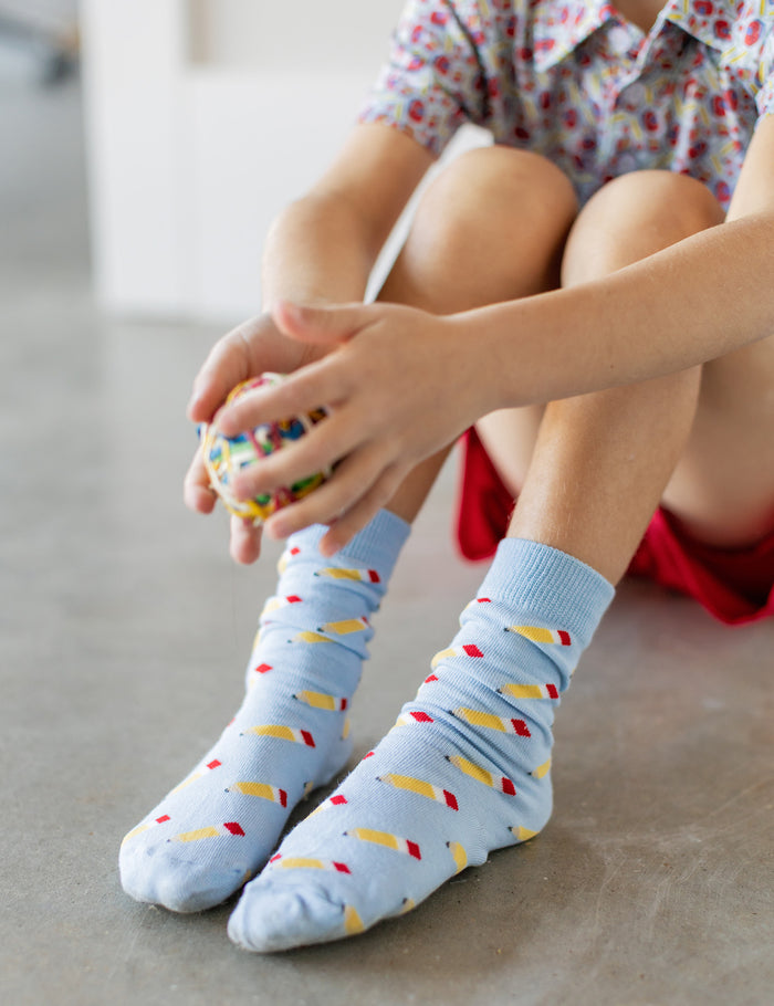 Boys Lucky Duck Sock Pencils