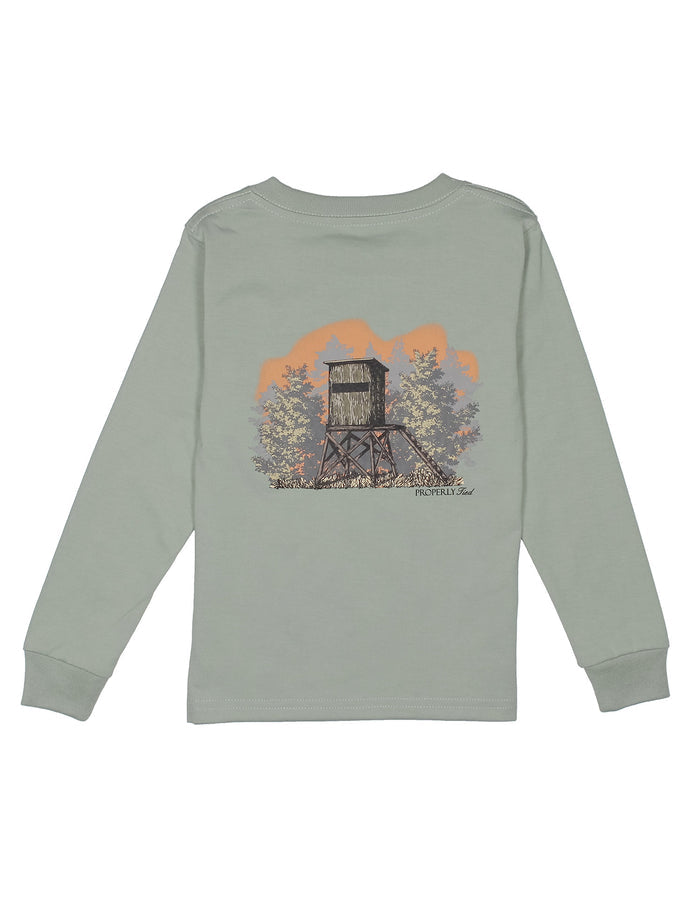 Boys Mossy Oak Deer Stand LS Sage