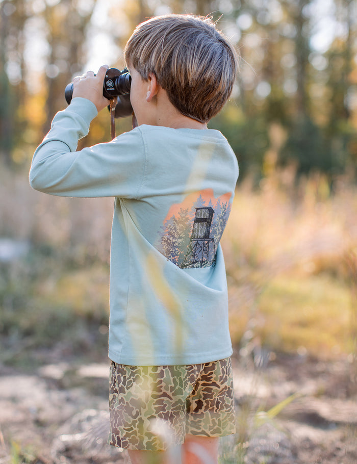 Boys Mossy Oak Deer Stand LS Sage