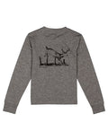 Boys Portland Pocket Tee LS Jumping Buck Gravel