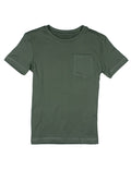 Boys Ravine Pocket Tee SS Fog
