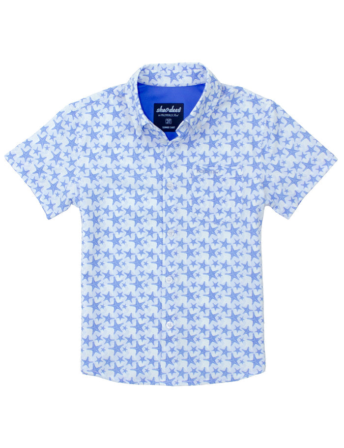 Boys Shordees Summer Shirt Sea Star