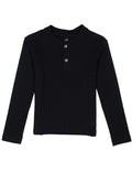 Boys Shoreline Henley LS Midnight