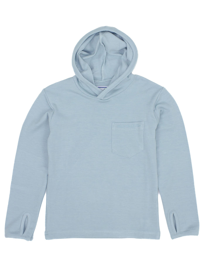 Boys Shoreline Hoodie Light Blue