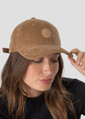 Casquette en velours Beige fumé Cirrus