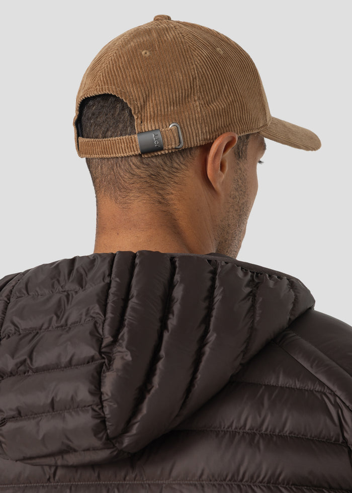 Casquette en velours Beige fumé Cirrus