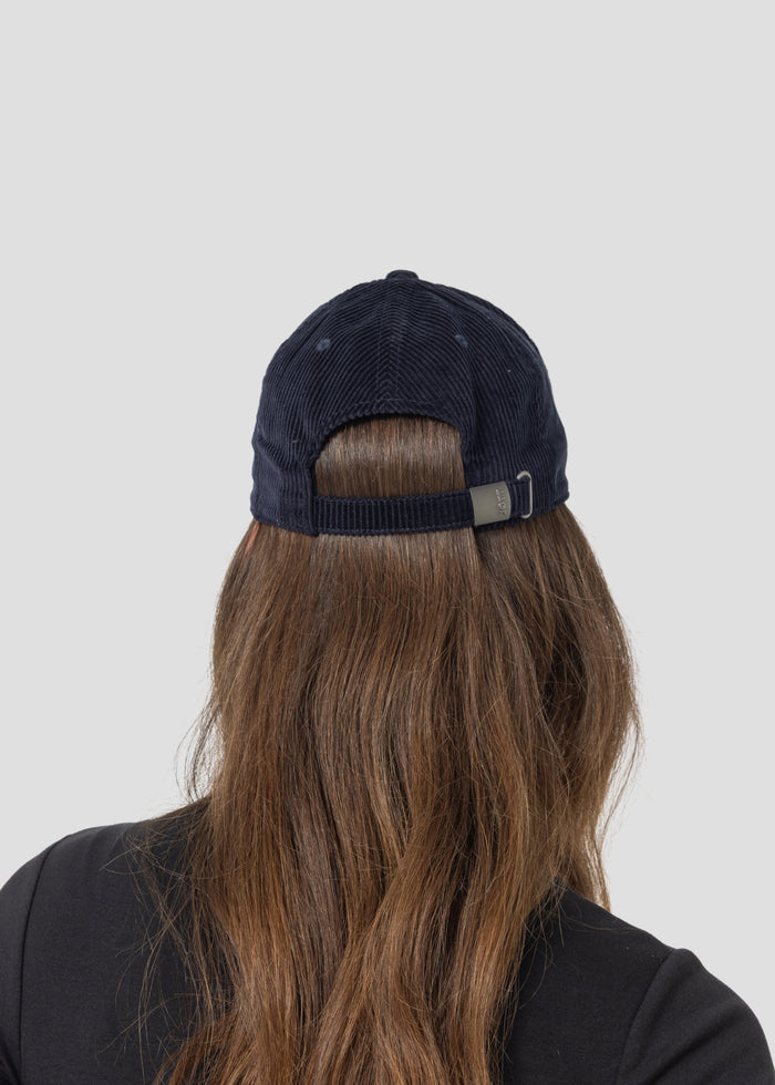 Casquette en velours Bleu nuit Cirrus