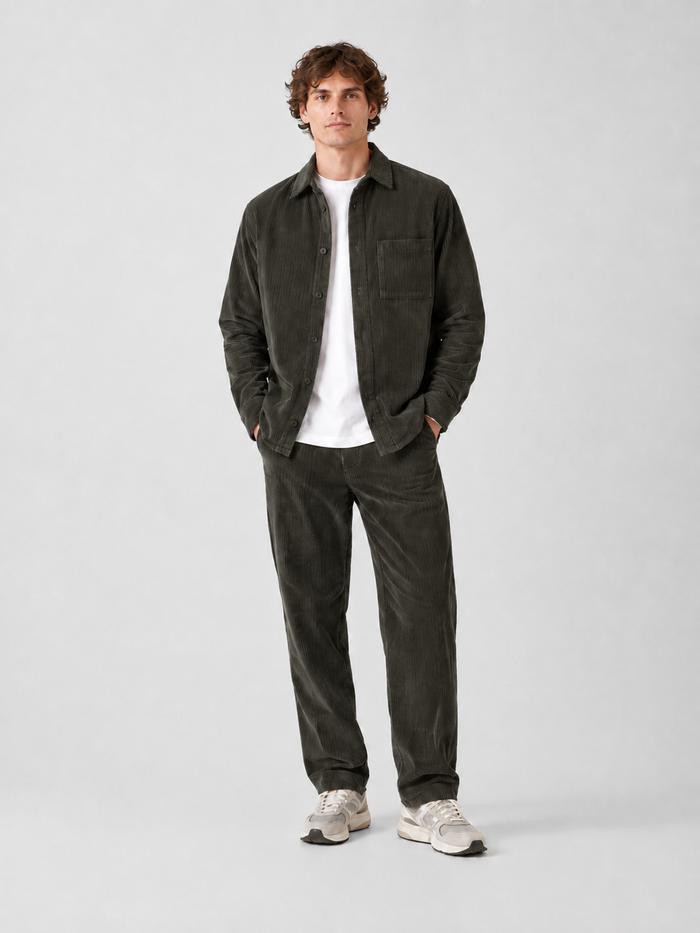 Chemise droite Army foncé Rehane