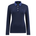Chervo Affine Longsleeve Golf Polo Blue - FW24 Women