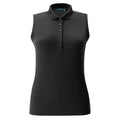 Chervo Aga Sleeveless Golf Polo Perfect Black - SS22 Women