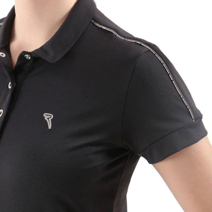 Chervo Alcon Golf Polo Black - SS22 Women
