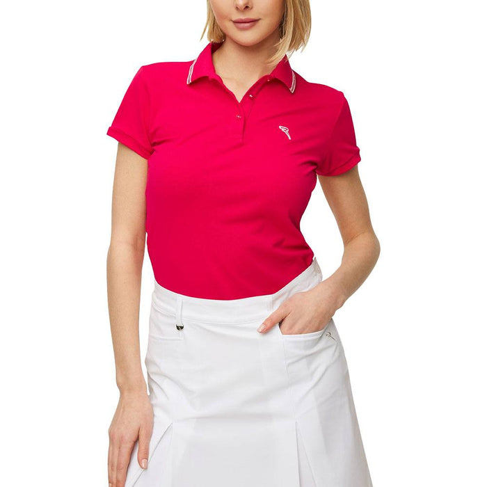 Chervo Altalena Golf Polo Bumble Gum - SS22 Women