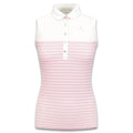 Chervo Arruda Sleeveless Golf Polo Summerstripe Bubblegum - SS22 Women