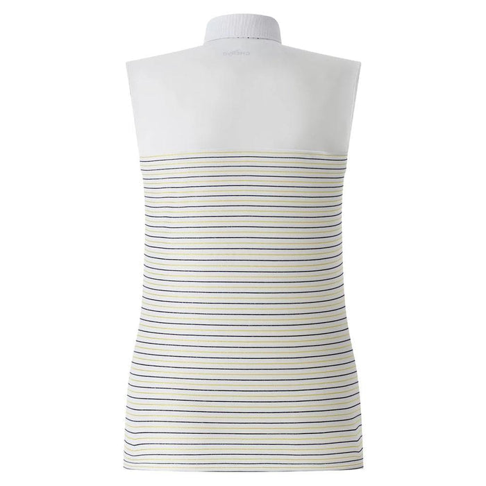 Chervo Arruda Sleeveless Golf Polo Summerstripe Lemon - SS22 Women