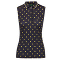 Chervo Aza Sleeveless Golf Polo Limoni Navy - SS22 Women