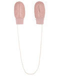 Children's Shearling Mittens with String