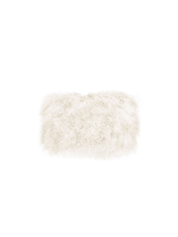 Curly Shearling Cowl