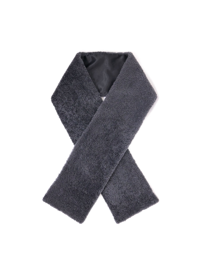 Curly Shearling Scarf