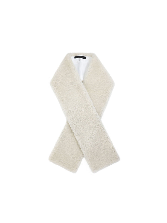 Curly Shearling Scarf
