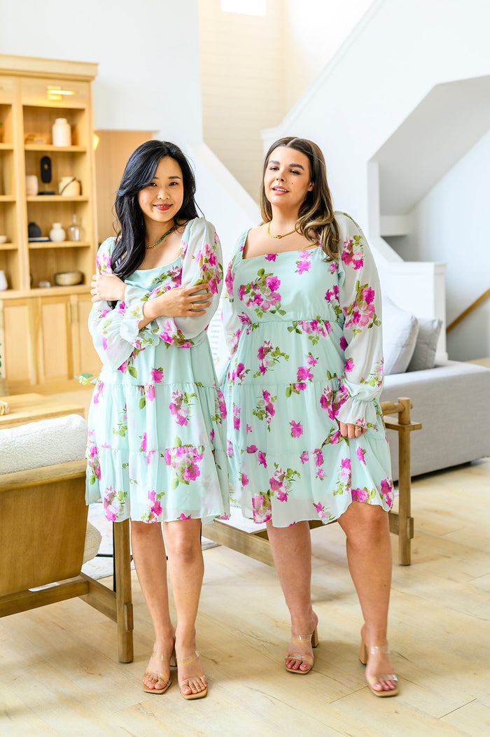 Delightfully Yours Floral Dress