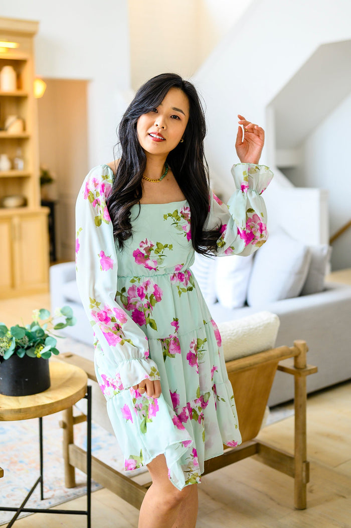 Delightfully Yours Floral Dress