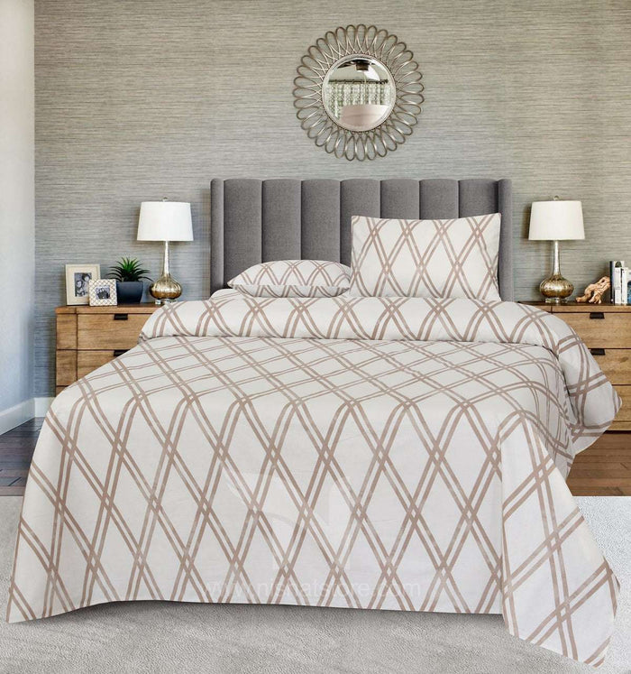 Double Bed Sheet Design NC-C 7047 - Nishat Creative Store