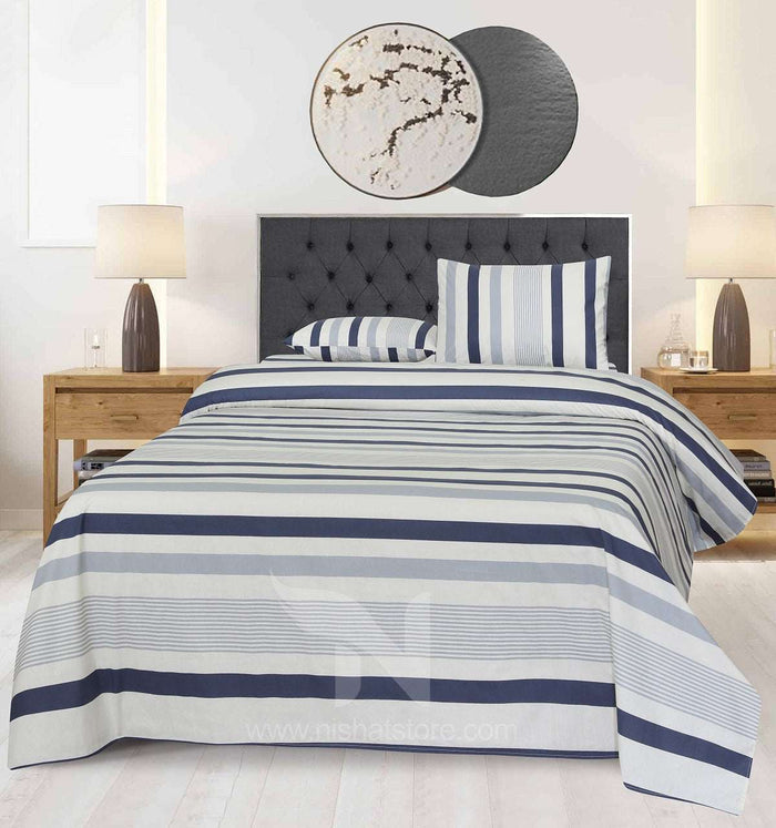 Double Bed Sheet Design NC-C 7058 - Nishat Creative Store