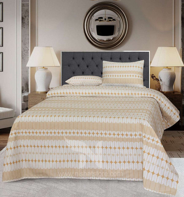 Double Bed Sheet Design NC-C 7062 - Nishat Creative Store